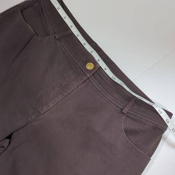 St. John Pants Womens 10 Brown Straight Leg 30" - Picture 8 of 10